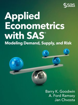 cover image of Applied Econometrics with SAS